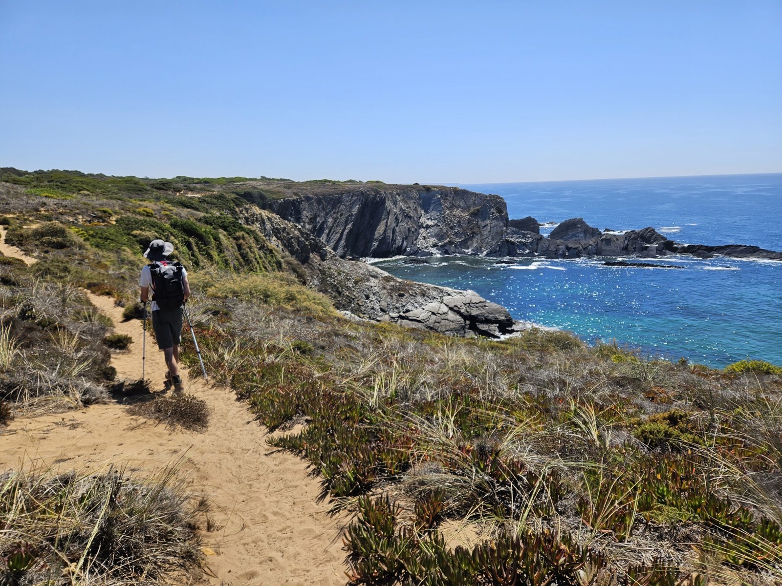 Cliff views after Amalia beach