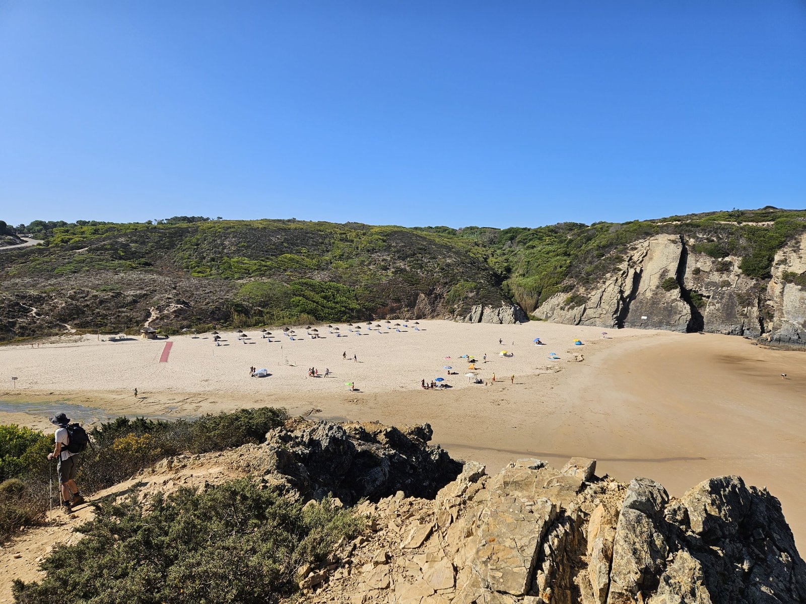 The vast Praia do Carvalhal