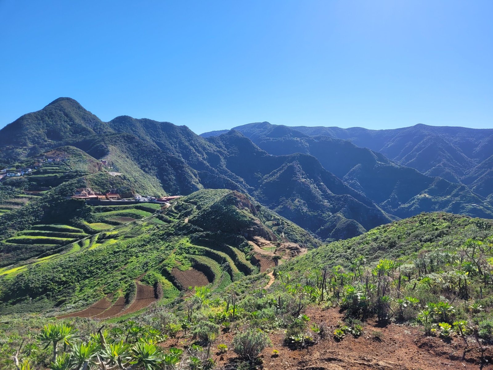 Chinamada, as seen from Mirador Aguaide